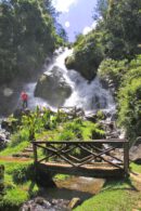 Cascada del parador turístico de Tequedendamita