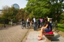 Bruselas Bélgica, el Leopold Park es uno de sus pulmones verdes