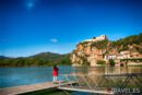 Miravet desde el embarcadero en el rio Ebro