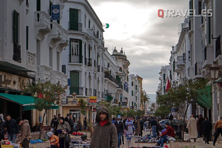 Avenida Mohamed V desde la Plaza España