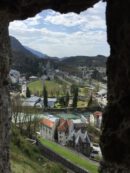 Vista de Lourdes desde la fortaleza