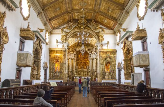 Interior de la Iglesia Matriz de Santo Antônio