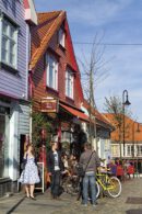 Casas de madera del barrio de Gamle Stavanger