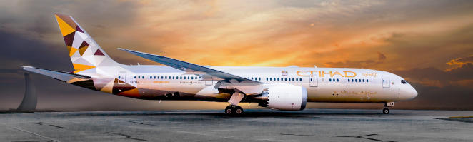  Etihad Airways lanza su vuelo directo entre Barcelona y Abu Dhabi