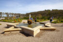 Fuente en los jardines del Castillo de Villandry